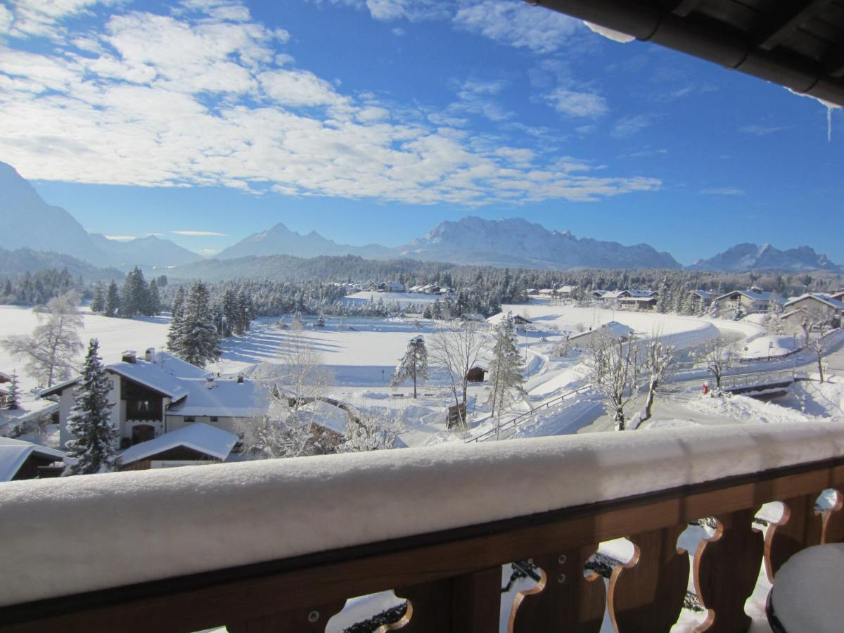 Appartamento Haus Abendsonne Familie Druxes Krün Esterno foto